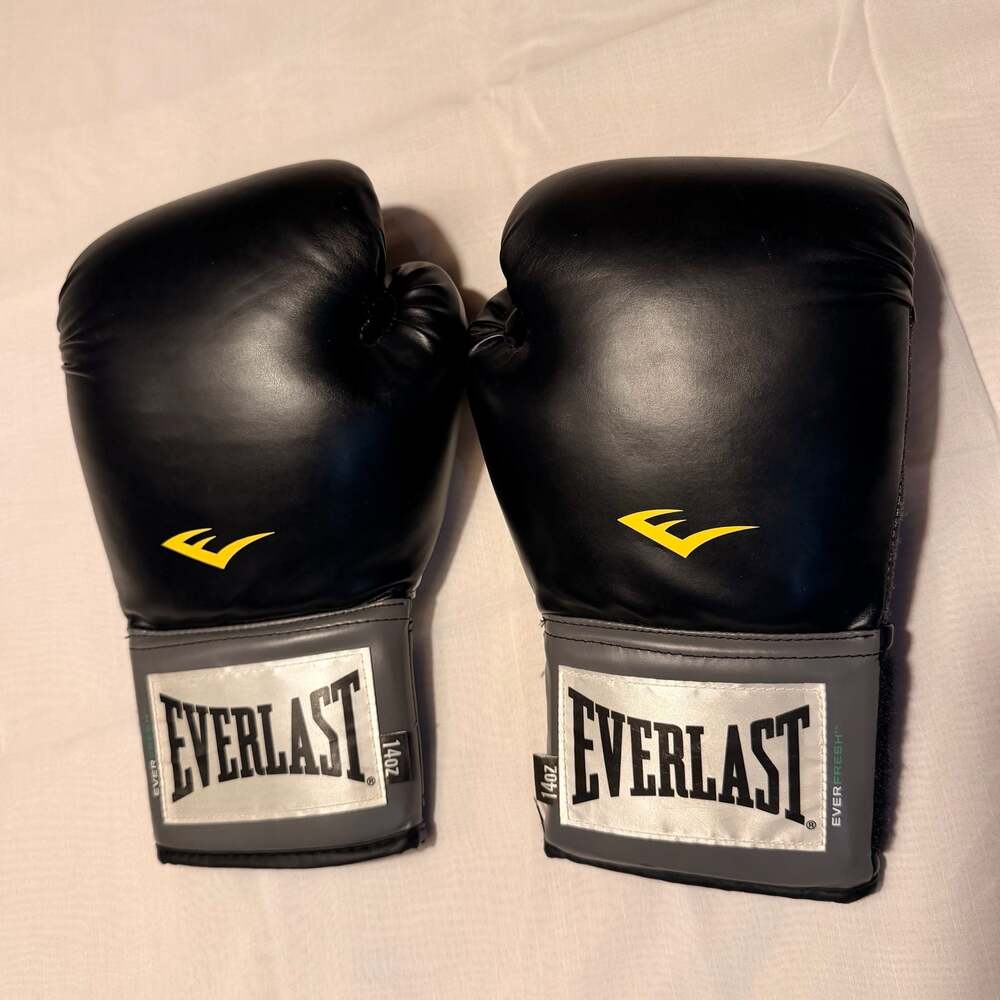 Everlast Pro Style Training Boxing Gloves with Full Mesh Palm, 14oz